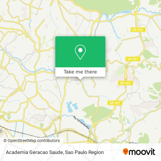 Academia Geracao Saude map