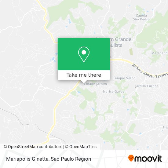 Mapa Mariapolis Ginetta