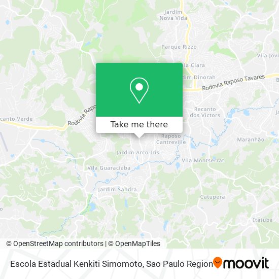 Escola Estadual Kenkiti Simomoto map