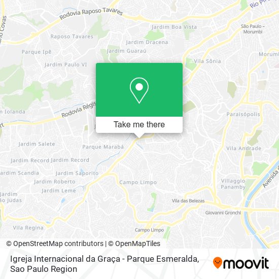 Igreja Internacional da Graça - Parque Esmeralda map
