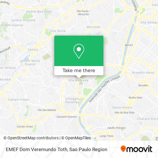 EMEF Dom Veremundo Toth map