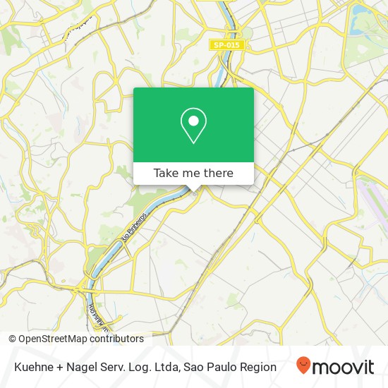 Kuehne + Nagel Serv. Log. Ltda map