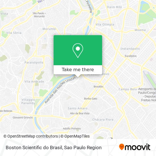 Mapa Boston Scientific do Brasil