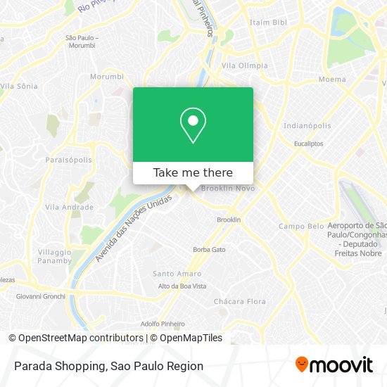 Parada Shopping map