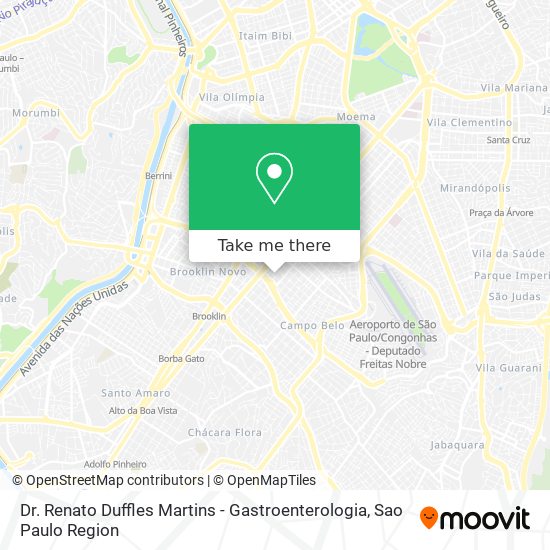 Dr. Renato Duffles Martins - Gastroenterologia map