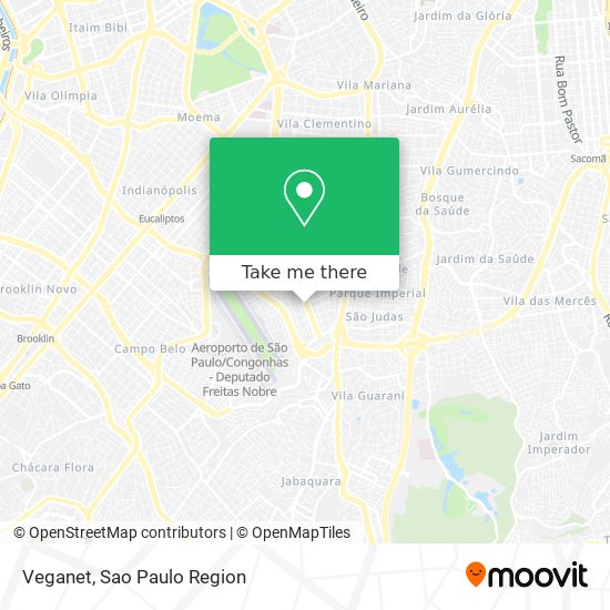 Veganet map