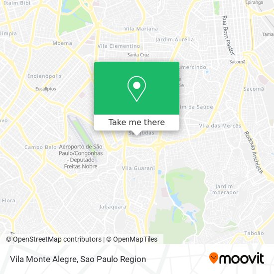 Mapa Vila Monte Alegre