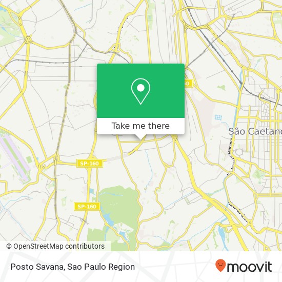 Posto Savana map