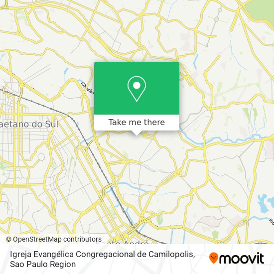 Igreja Evangélica Congregacional de Camilopolis map