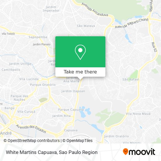 White Martins Capuava map