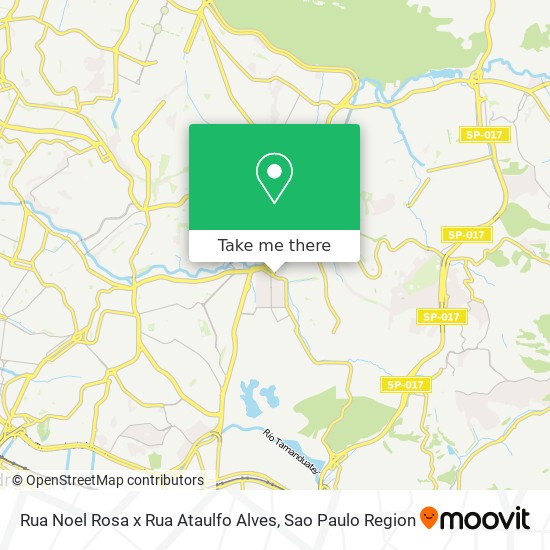 Rua Noel Rosa x Rua Ataulfo Alves map