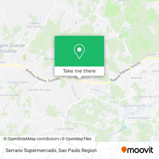 Serrano Supermercado map