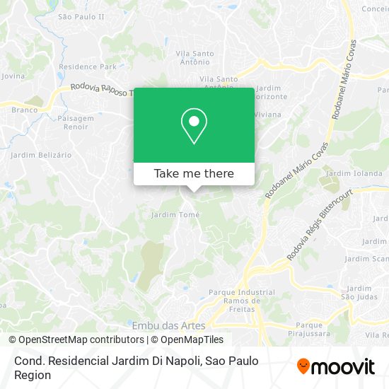 Cond. Residencial Jardim Di Napoli map