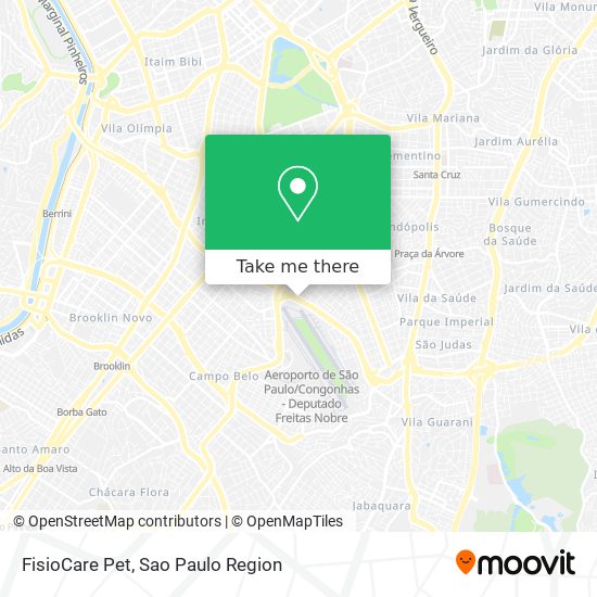 FisioCare Pet map