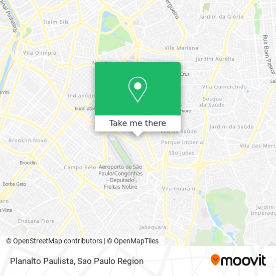 Planalto Paulista map