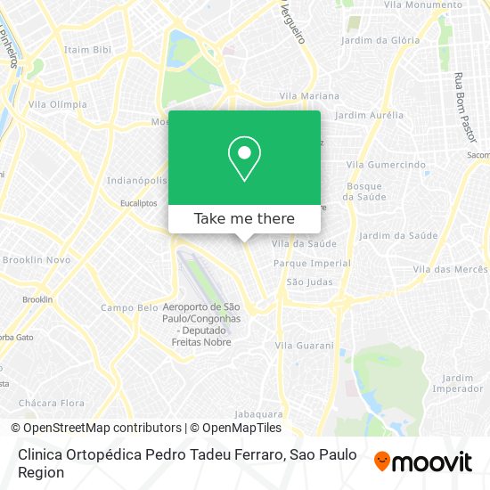 Clinica Ortopédica Pedro Tadeu Ferraro map