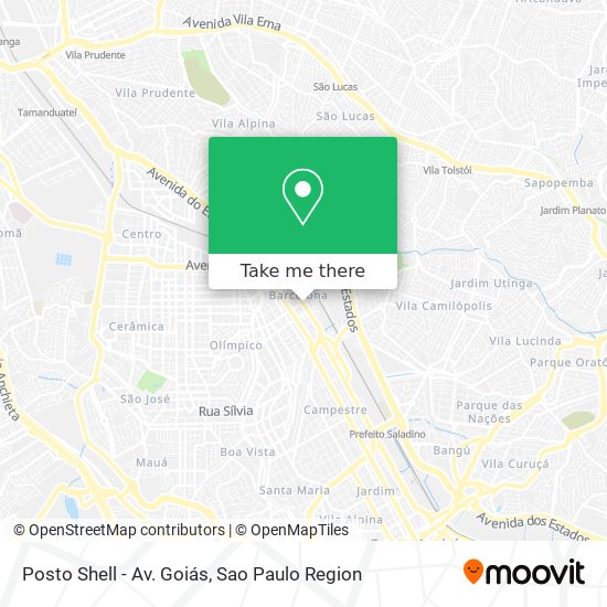 Posto Shell - Av. Goiás map
