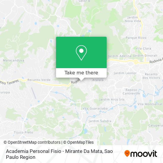 Academia Personal Fisio - Mirante Da Mata map