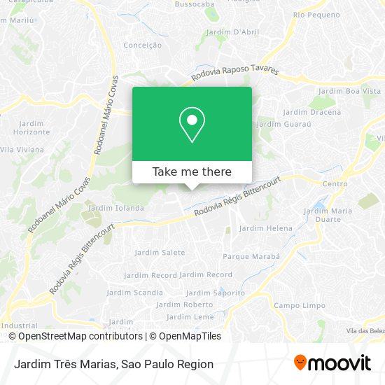 Jardim Três Marias map