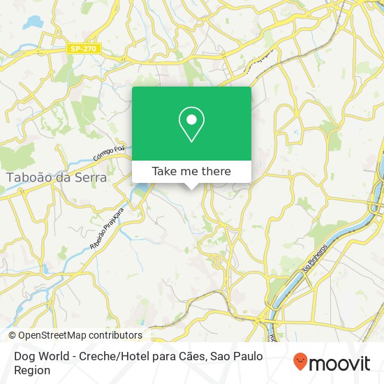 Dog World - Creche / Hotel para Cães map