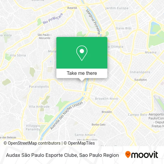 Audax São Paulo Esporte Clube map