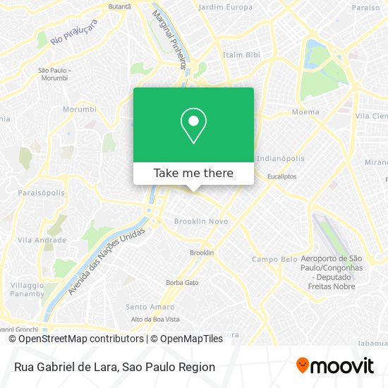 Rua Gabriel de Lara map