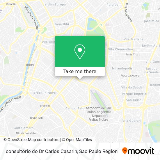 consultório do Dr Carlos Casarin map
