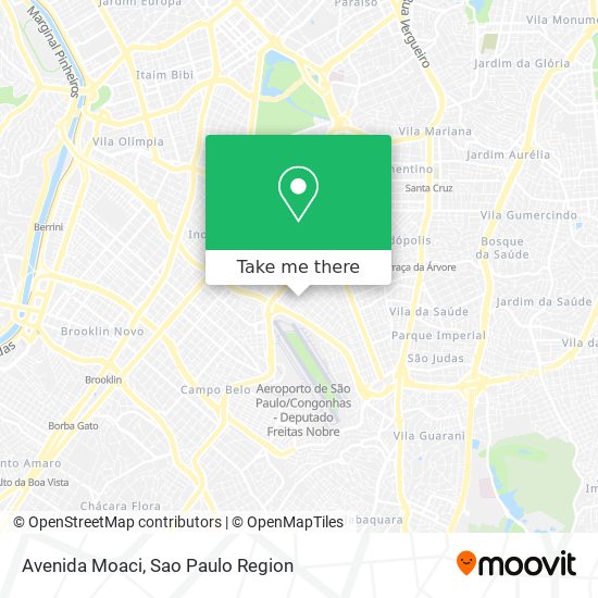 Mapa Avenida Moaci