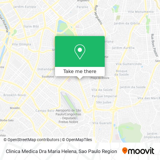 Clinica Medica Dra Maria Helena map