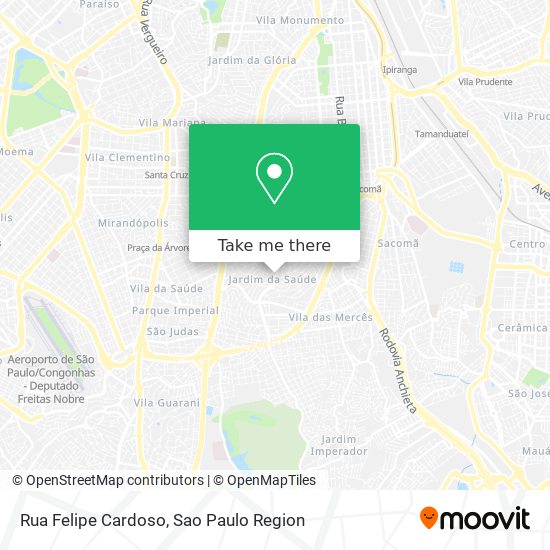 Rua Felipe Cardoso map