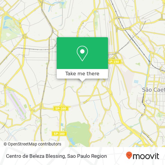 Centro de Beleza Blessing map
