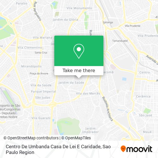 Centro De Umbanda Casa De Lei E Caridade map
