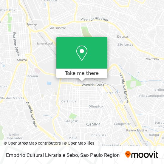 Empório Cultural Livraria e Sebo map