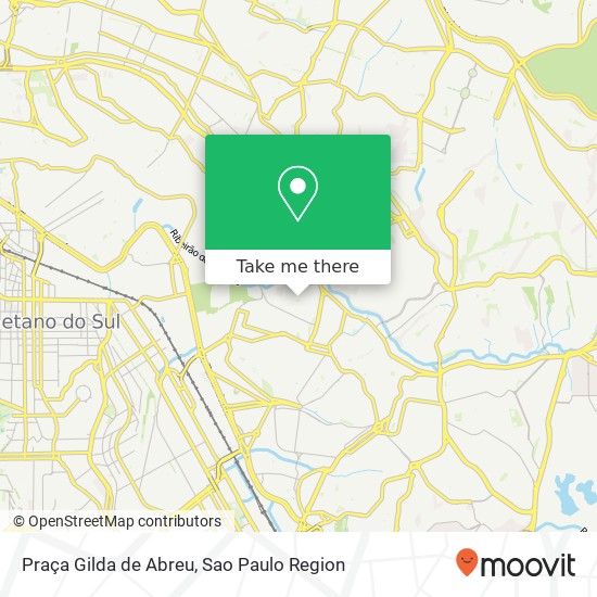 Mapa Praça Gilda de Abreu