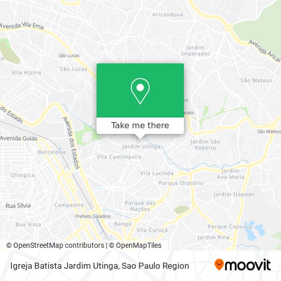 Igreja Batista Jardim Utinga map