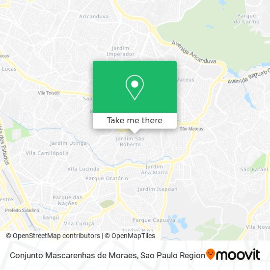 Conjunto Mascarenhas de Moraes map