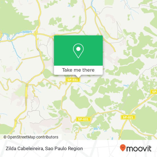 Mapa Zilda Cabeleireira