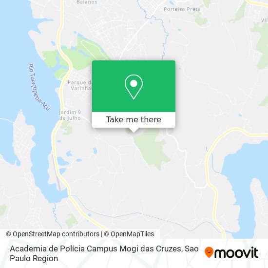 Academia de Polícia Campus Mogi das Cruzes map