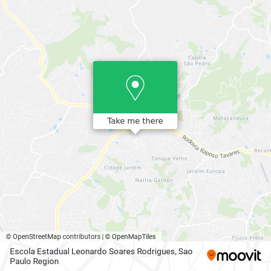 Escola Estadual Leonardo Soares Rodrigues map