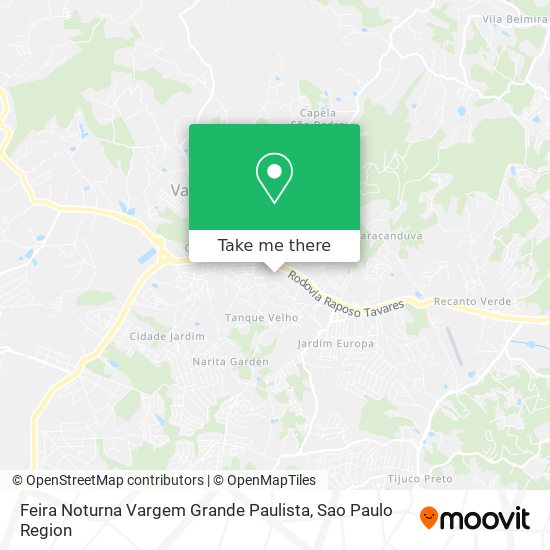 Feira Noturna Vargem Grande Paulista map