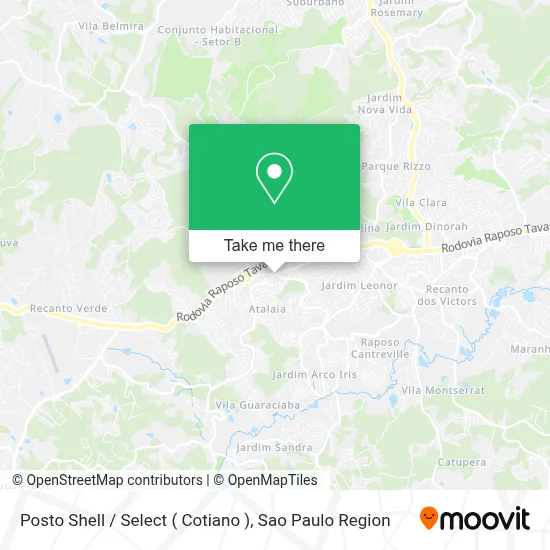 Posto Shell / Select ( Cotiano ) map