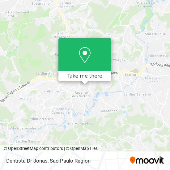 Dentista Dr Jonas map