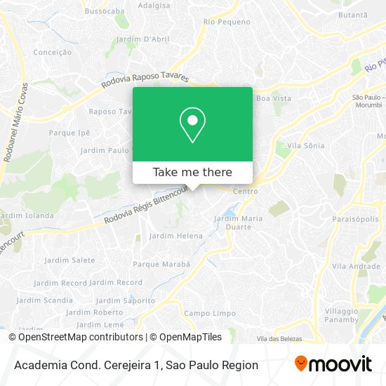 Mapa Academia Cond. Cerejeira 1