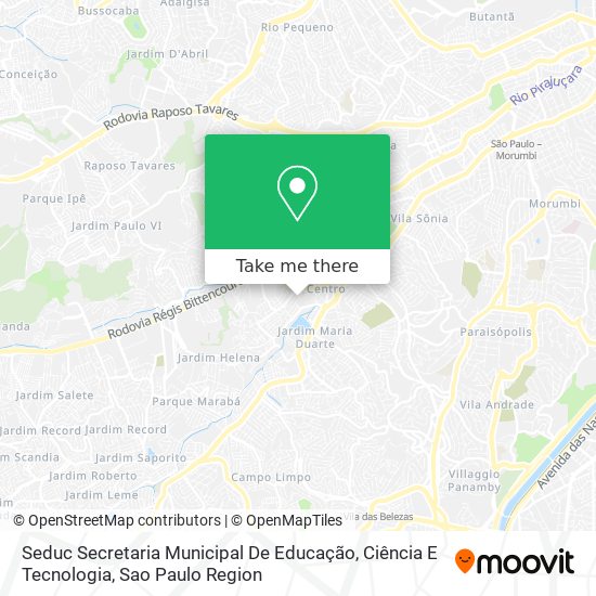 Seduc Secretaria Municipal De Educação, Ciência E Tecnologia map