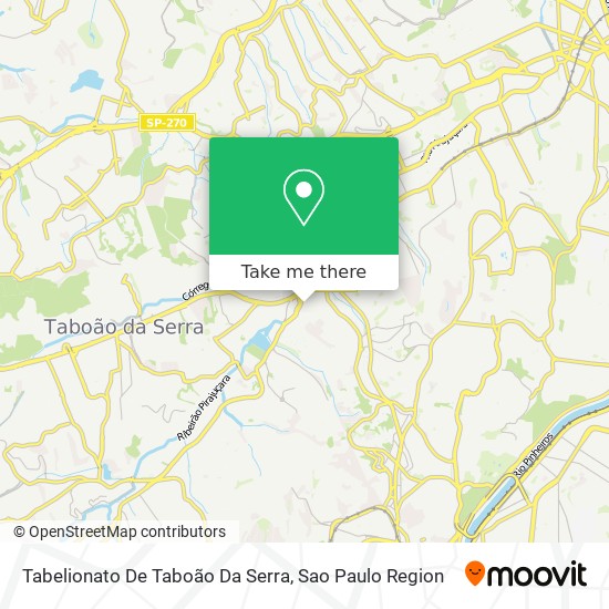 Mapa Tabelionato De Taboão Da Serra
