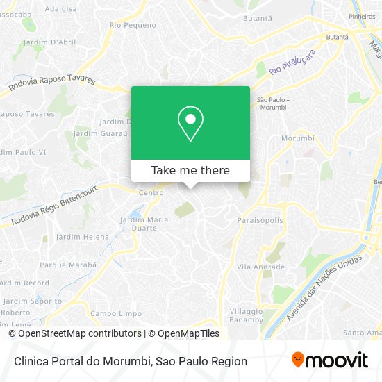 Mapa Clinica Portal do Morumbi