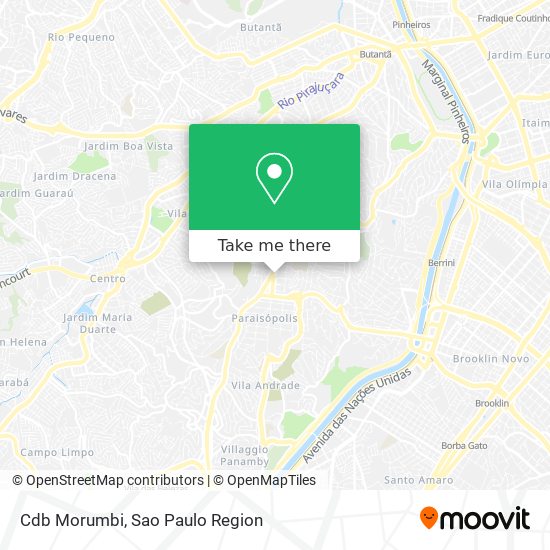 Mapa Cdb Morumbi