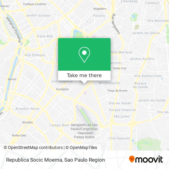 Mapa Republica Socic Moema