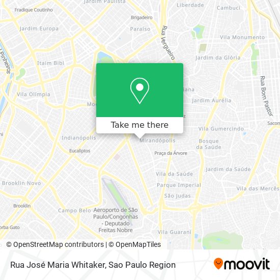 Rua José Maria Whitaker map