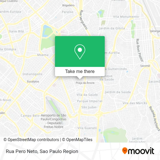 Rua Pero Neto map